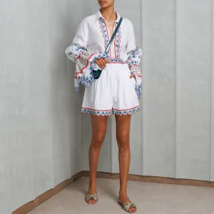 Adelson Embroidered Shorts