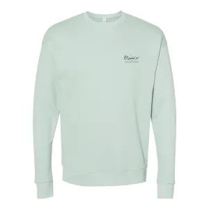 Bella   Canvas Sponge Fleece Drop Shoulder Crewneck, Printed