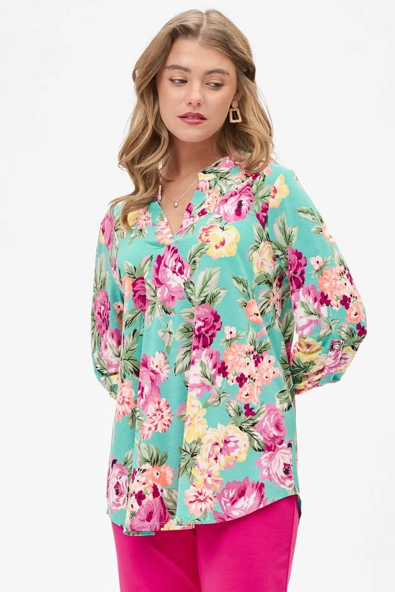 Boldly Blooming Lizzy Top
