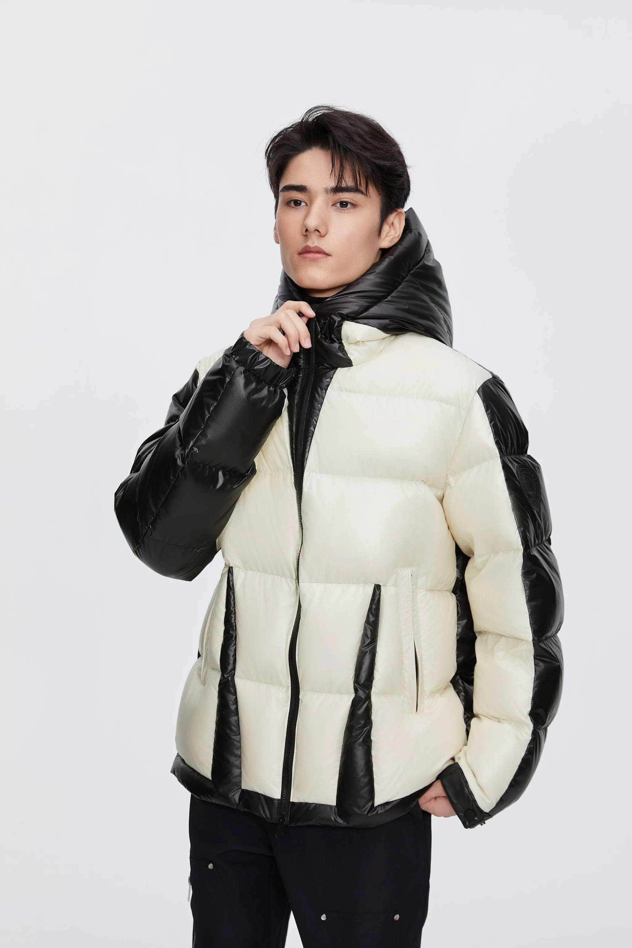 BSD X MSGM Color Block Puffer