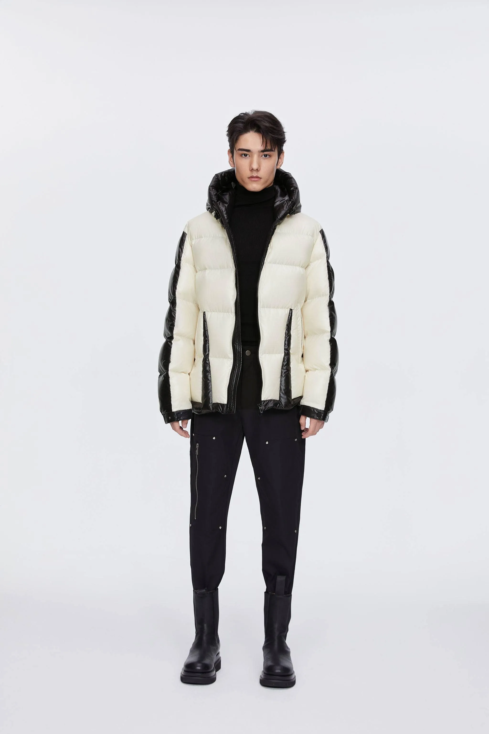BSD X MSGM Color Block Puffer