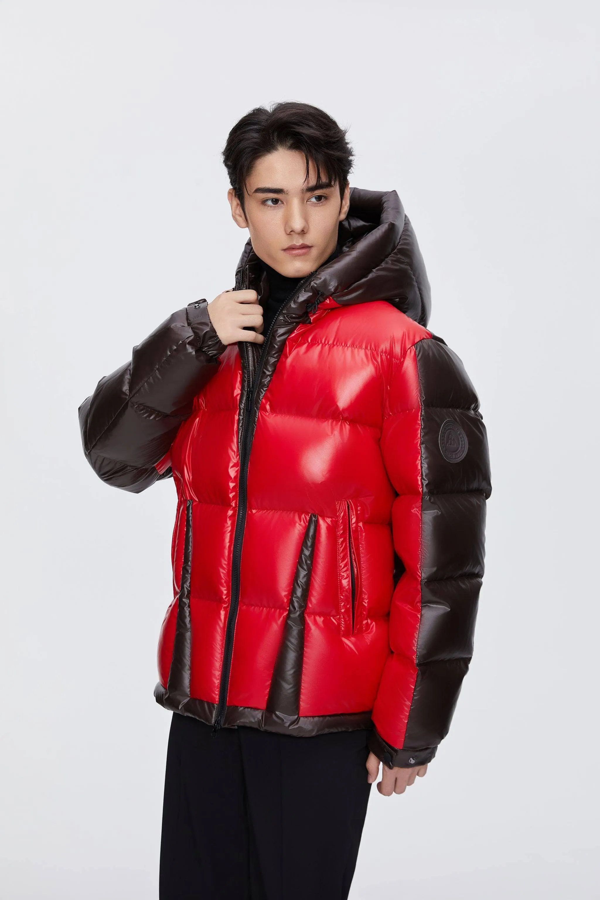 BSD X MSGM Color Block Puffer