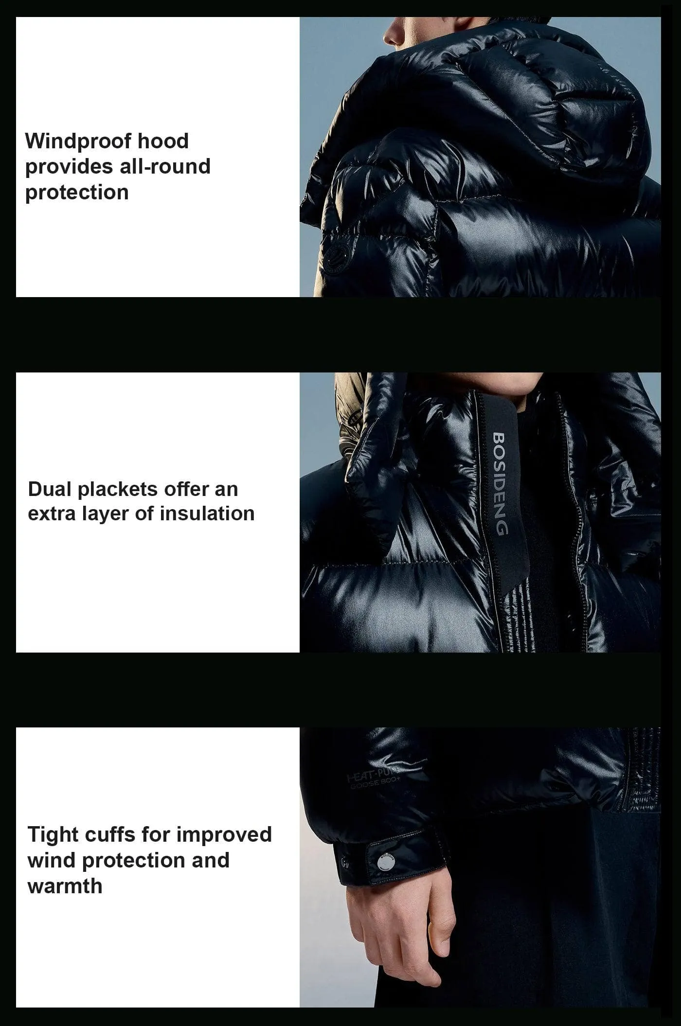 Classic Puffer With Detachable Hood