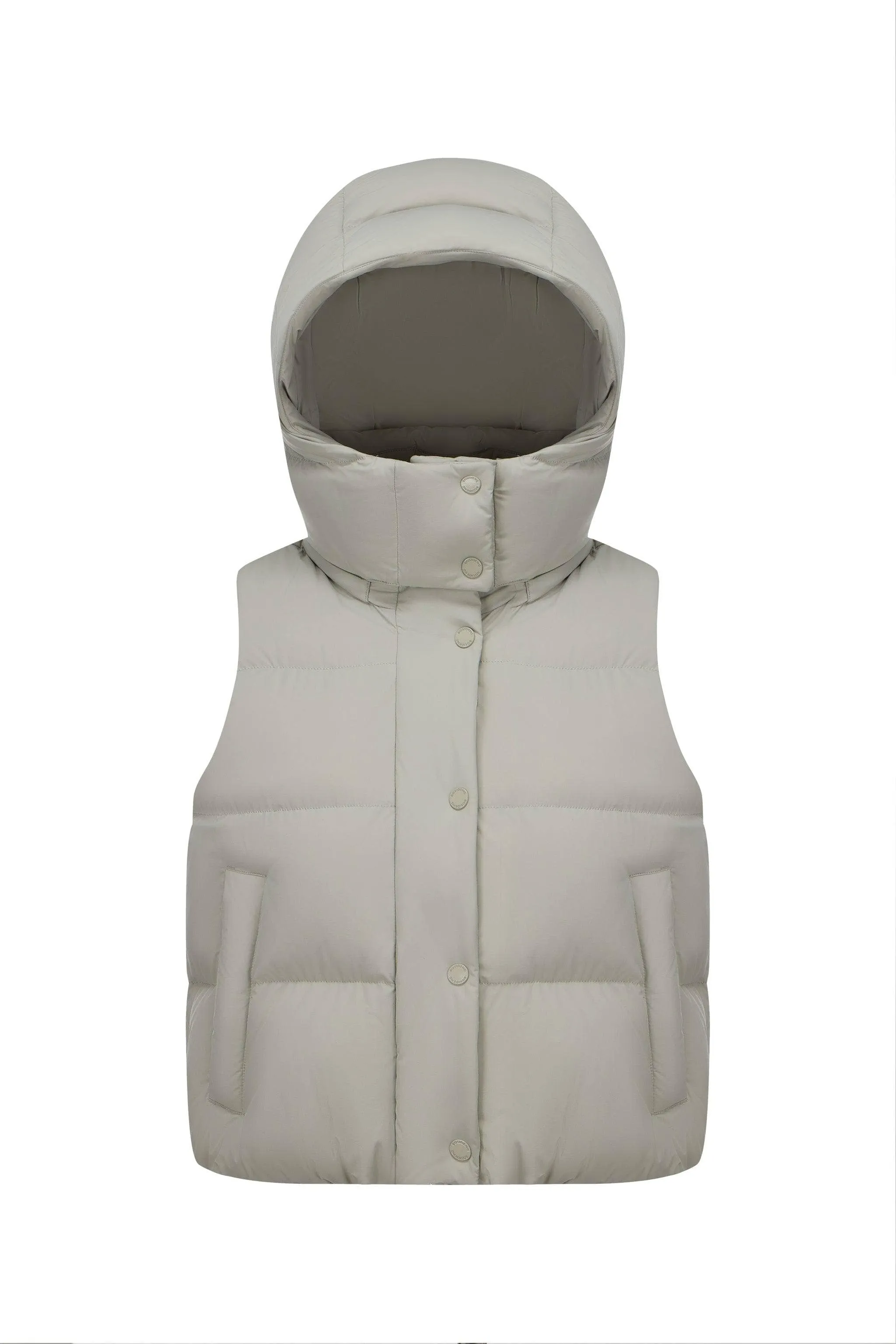 Comfy Women's Down Gilet With Detachable Hood
