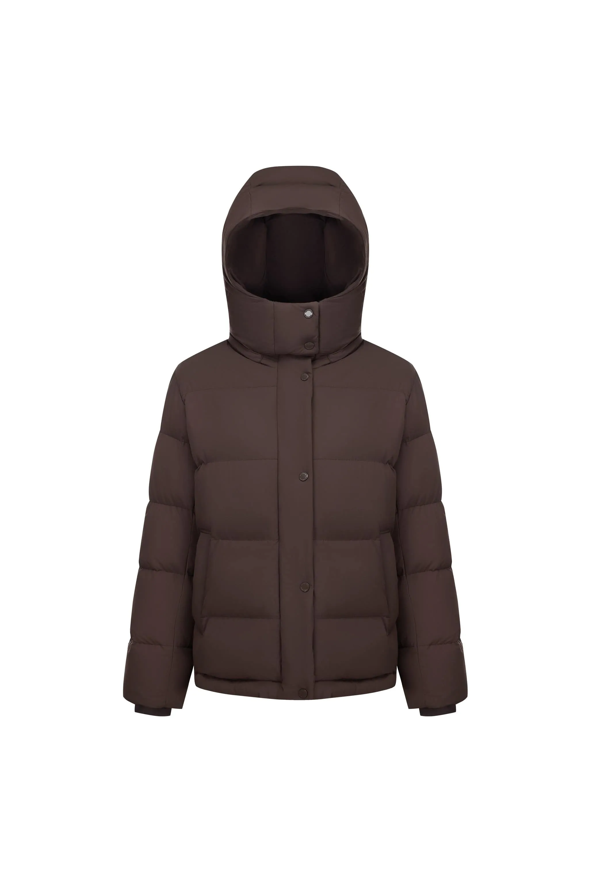 Comfy Women's Down Jacket With Detachable Hood