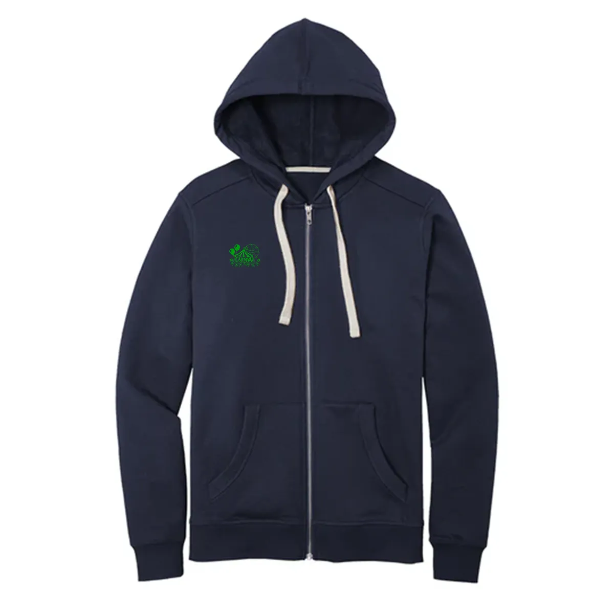 District Re-Fleece Full-Zip Hoodie, Full Color