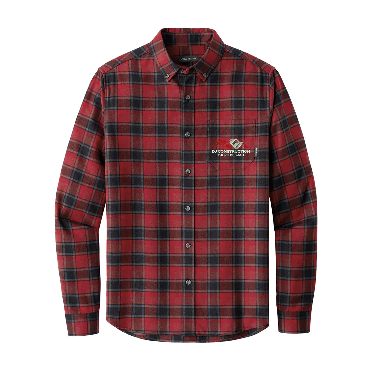 Eddie Bauer? Long Sleeve Favorite Flannel Plaid Shirt