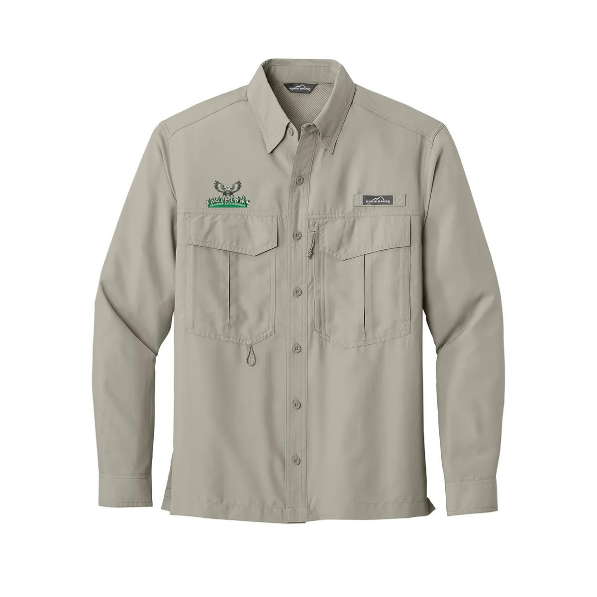 Eddie Bauer? Long Sleeve Performance Fishing Shirt