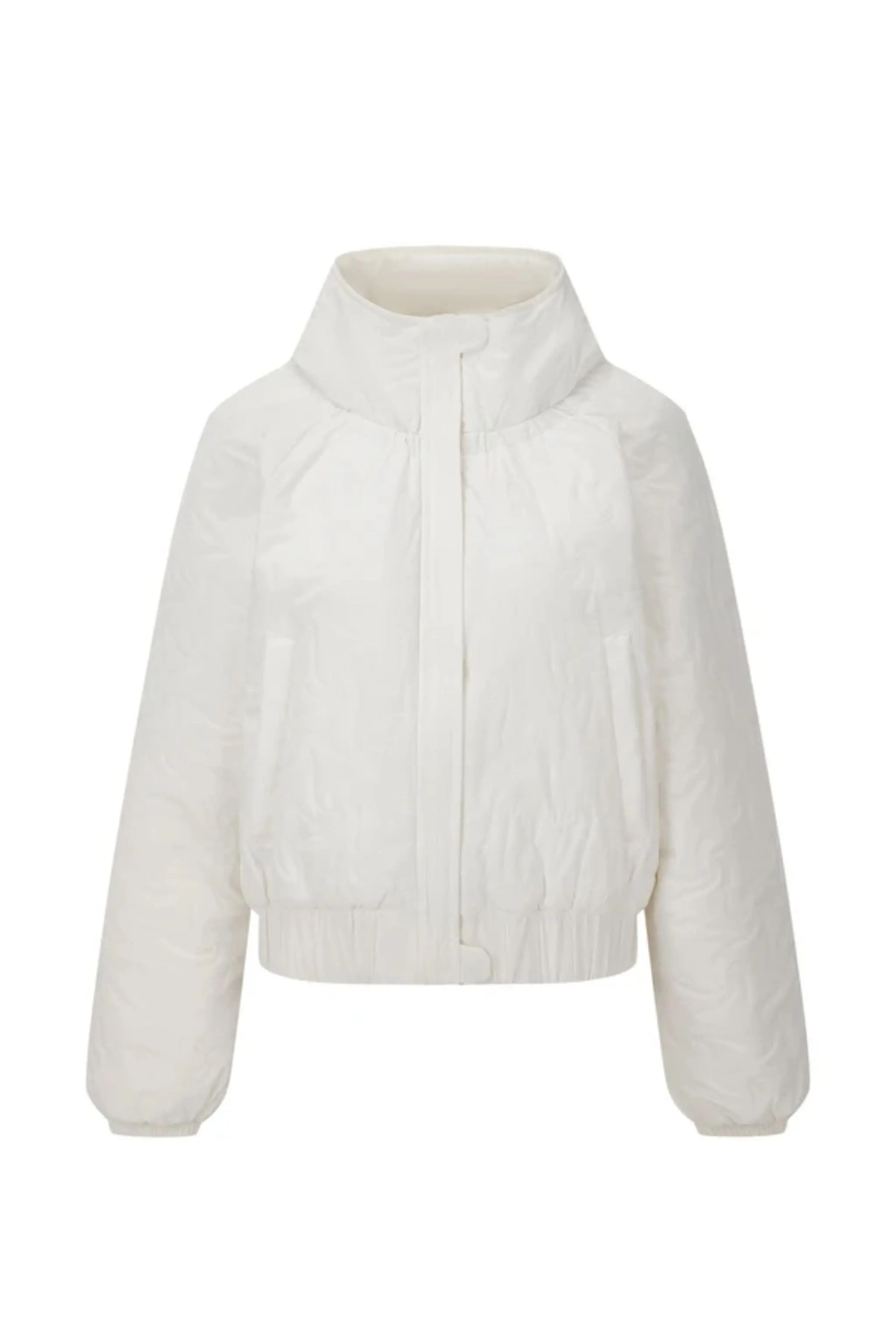 FIMD High Collar Cropped Goose Down Jacket