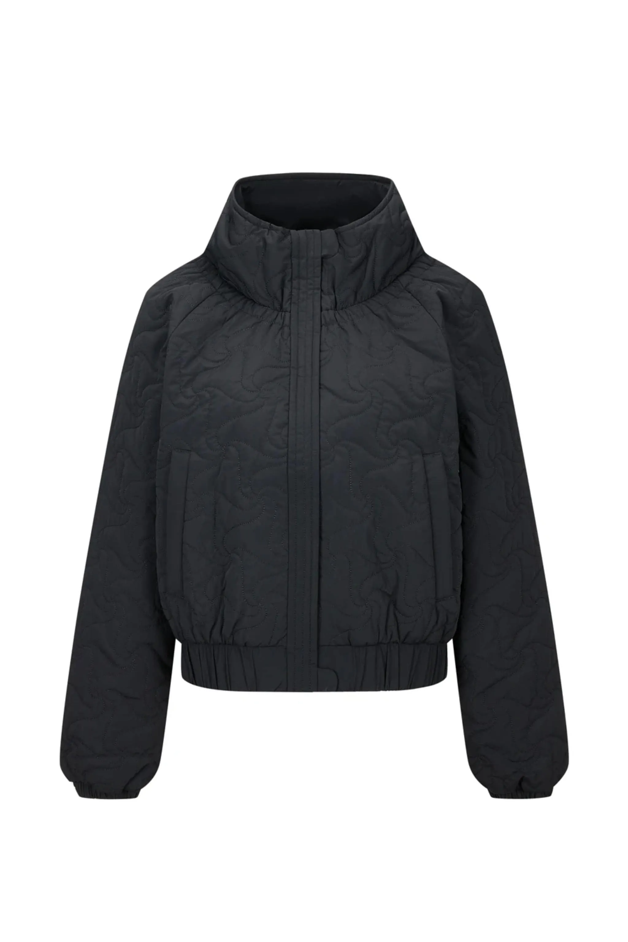 FIMD High Collar Cropped Goose Down Jacket