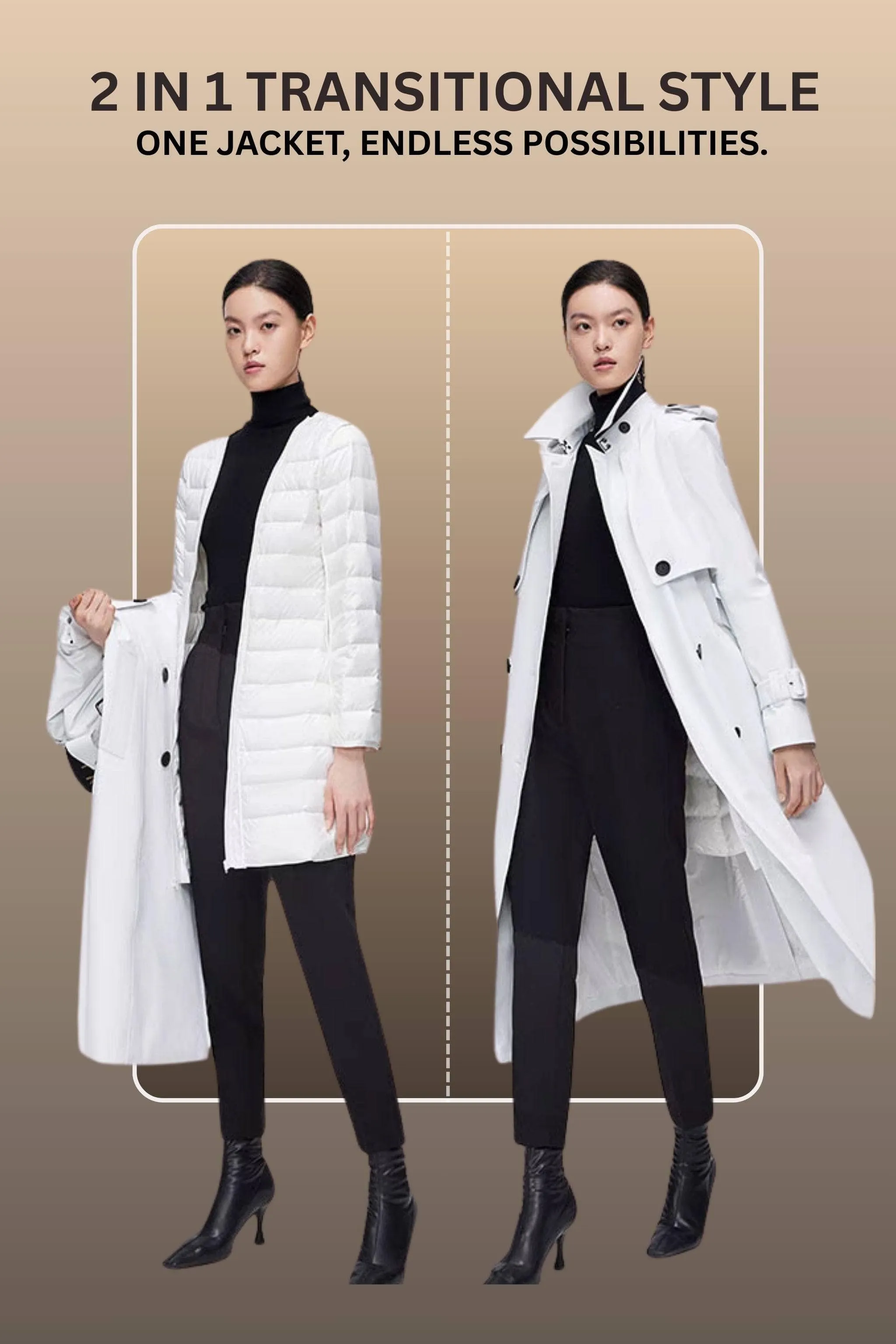 Full Length Goose Down Trench