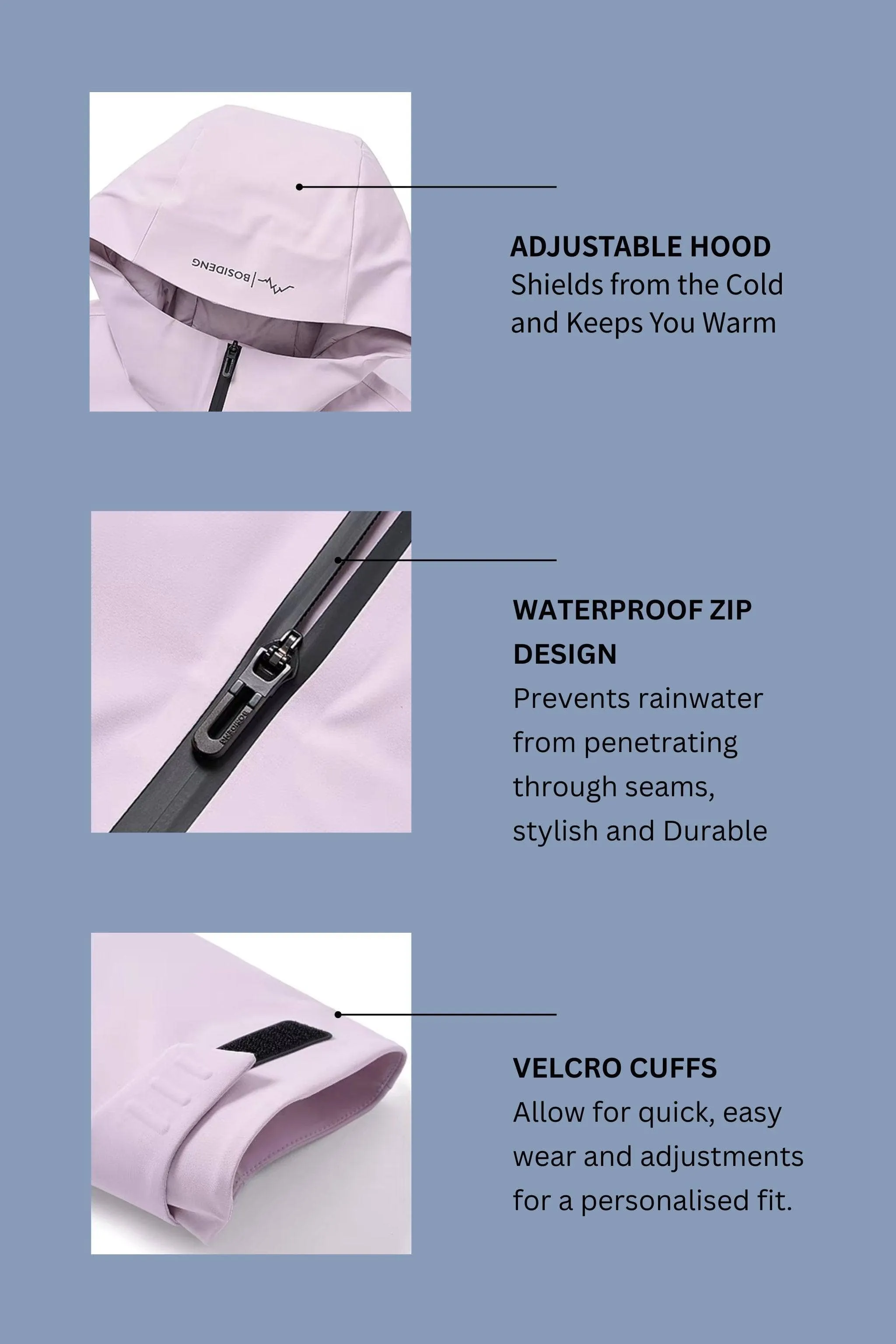 Goose Down Hoody Windstopper 2400