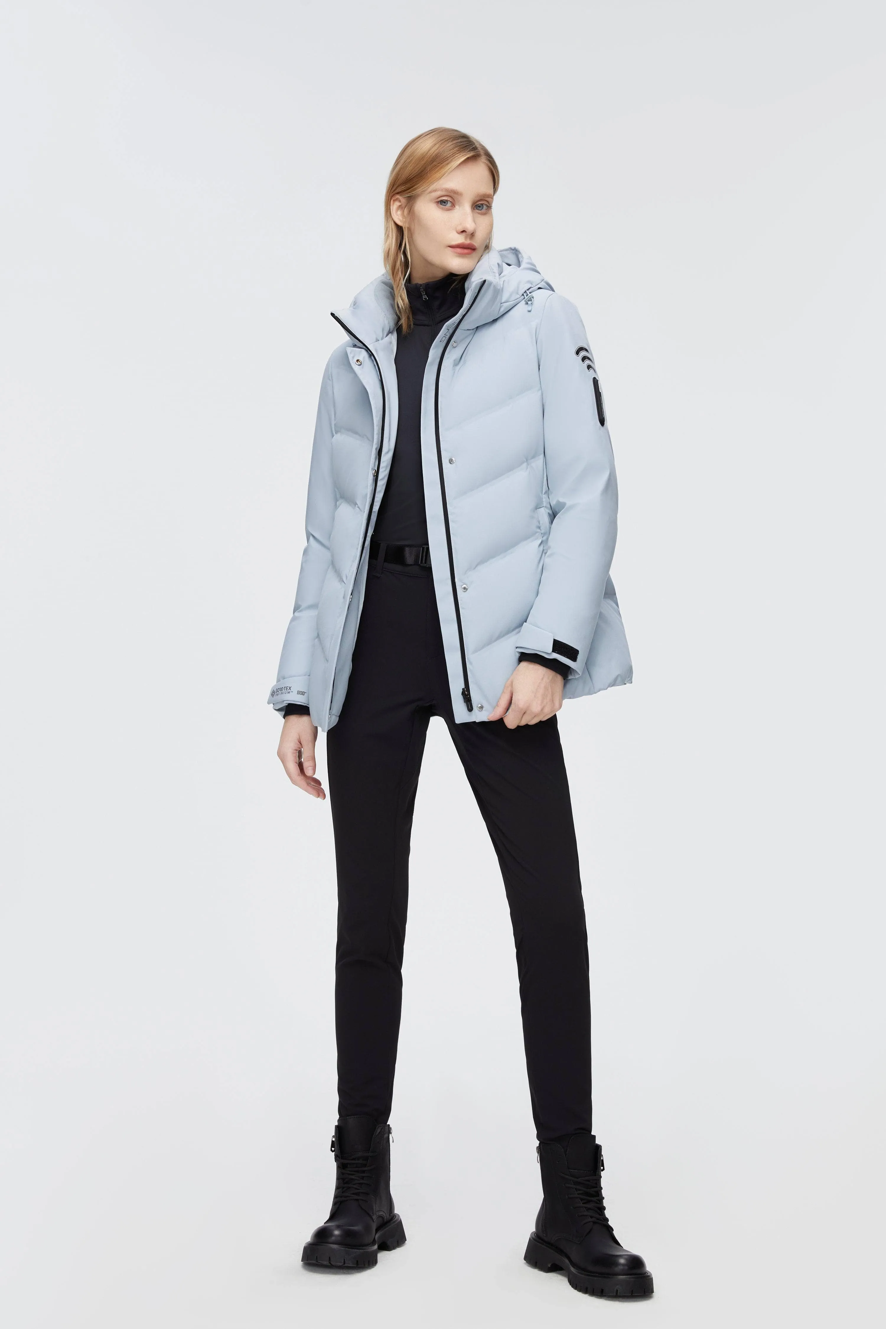 GORE-TEX? Detachable Hood Goose Down Coat