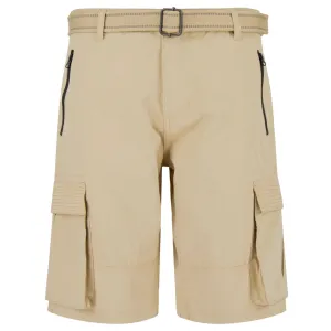 Men's Chino Shorts Belt Cotton Summer Holiday Beach Cargo Combat