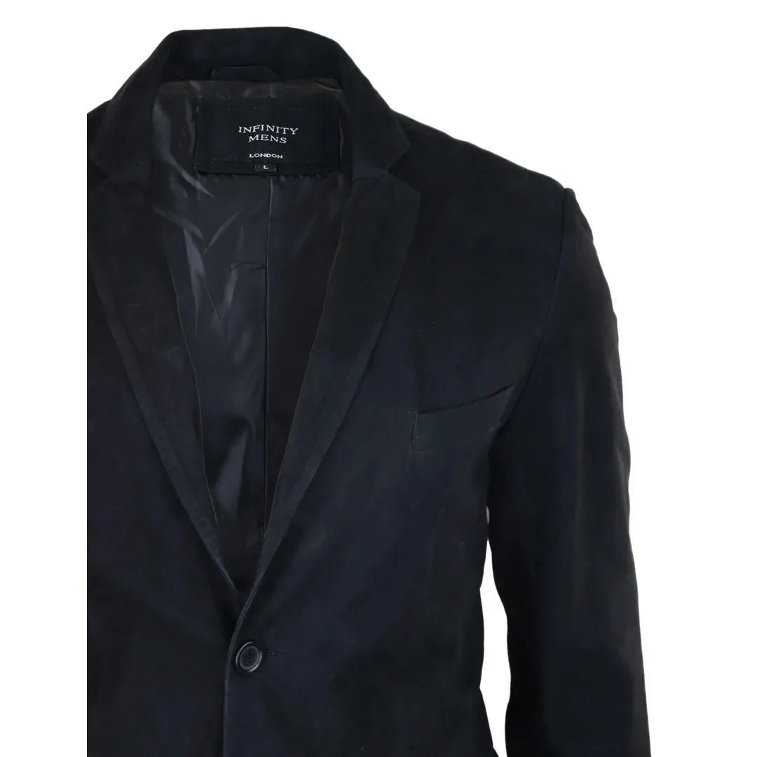 Mens Genuine Suede Blazer Style Jacket Leather Mens Classic VIntage Smart Casual