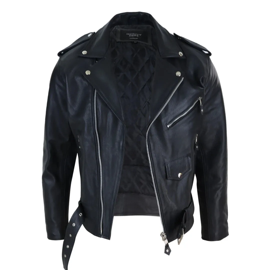 Men's Leather Jacket Fringed Tassel Western Cowboy Hide Motorcyle