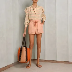 Nellie Scalloped Shorts