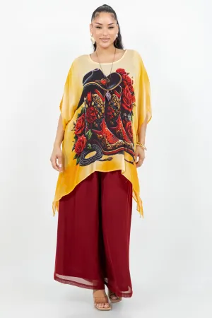 Roselia Boots Cover Up Top