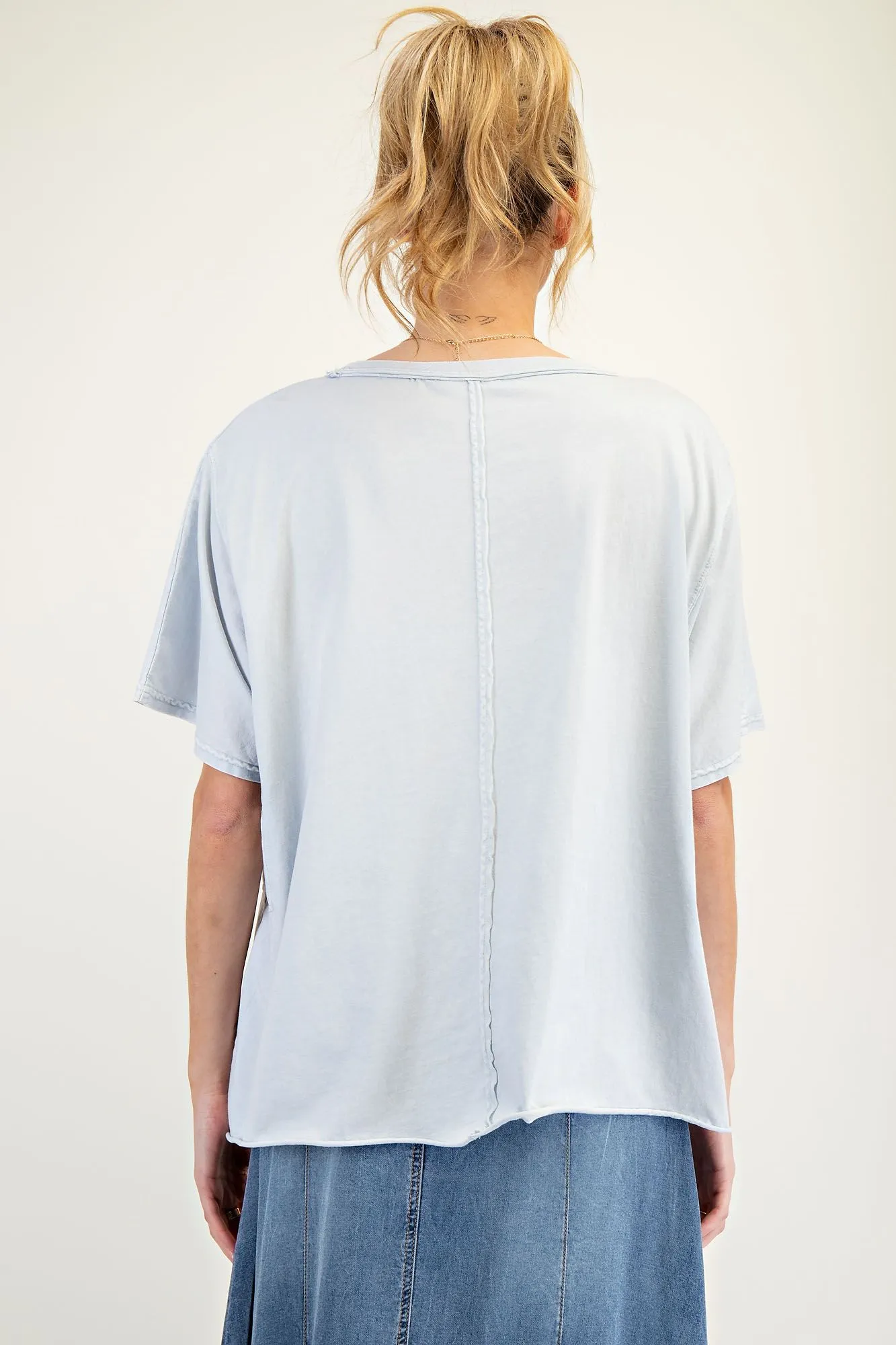 Sea Shells Mineral Washed Graphic Tee