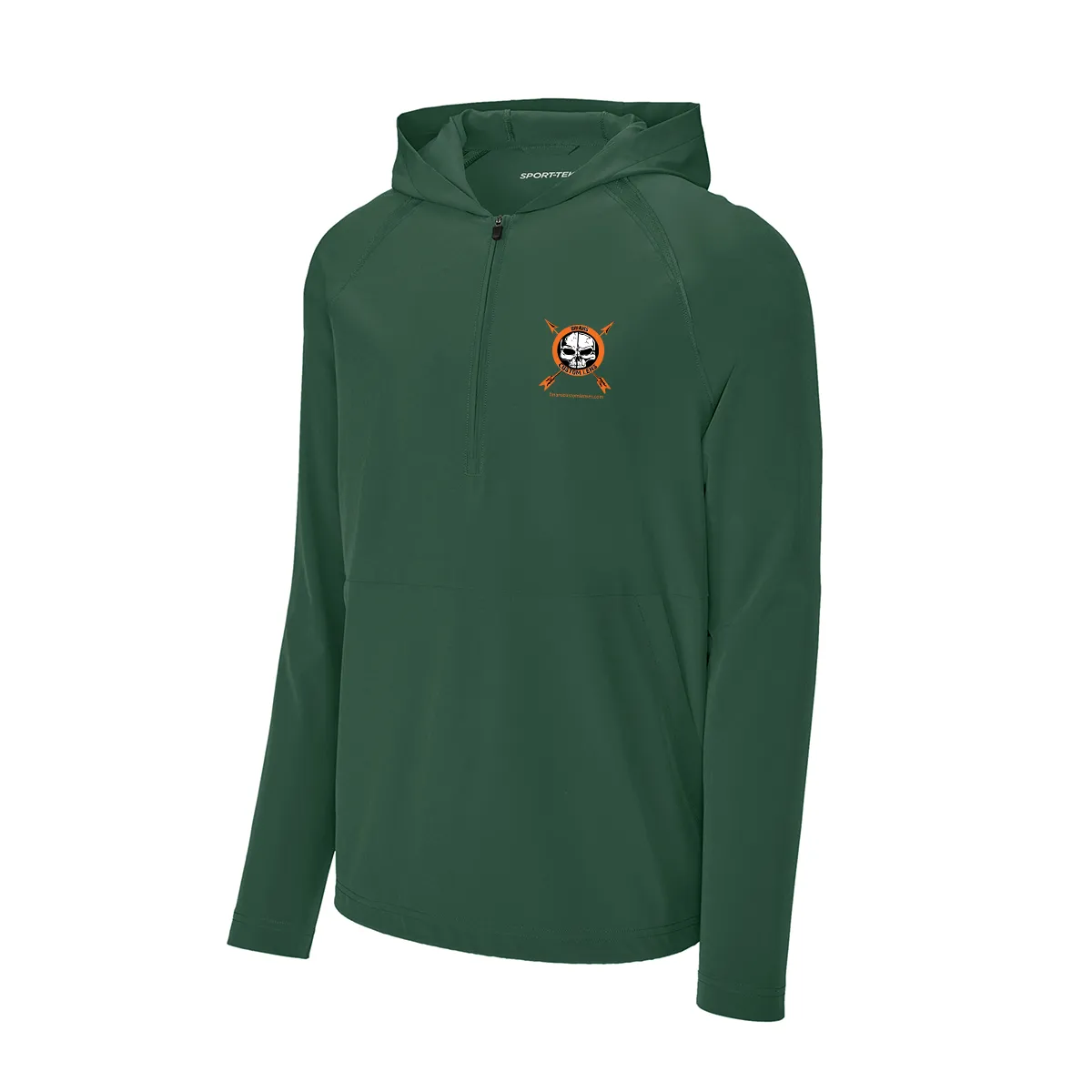 Sport-Tek? Repeat 1/2-Zip Long Sleeve Hooded Jacket, Full Color