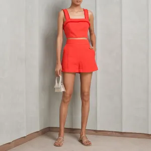 Uma High-Waisted Shorts