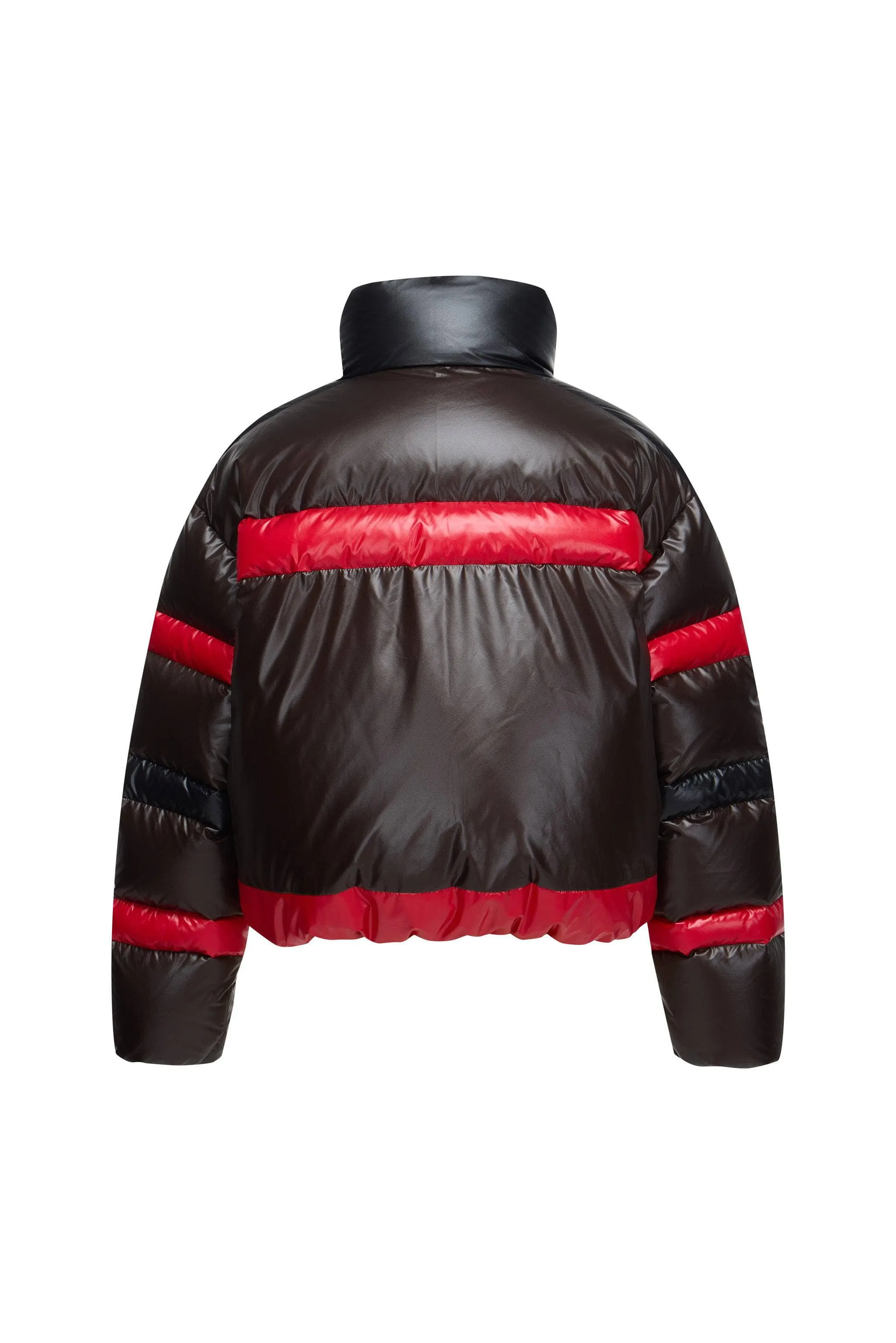 Women's BSD X MSGM Cropped Funnel Neck Puffer