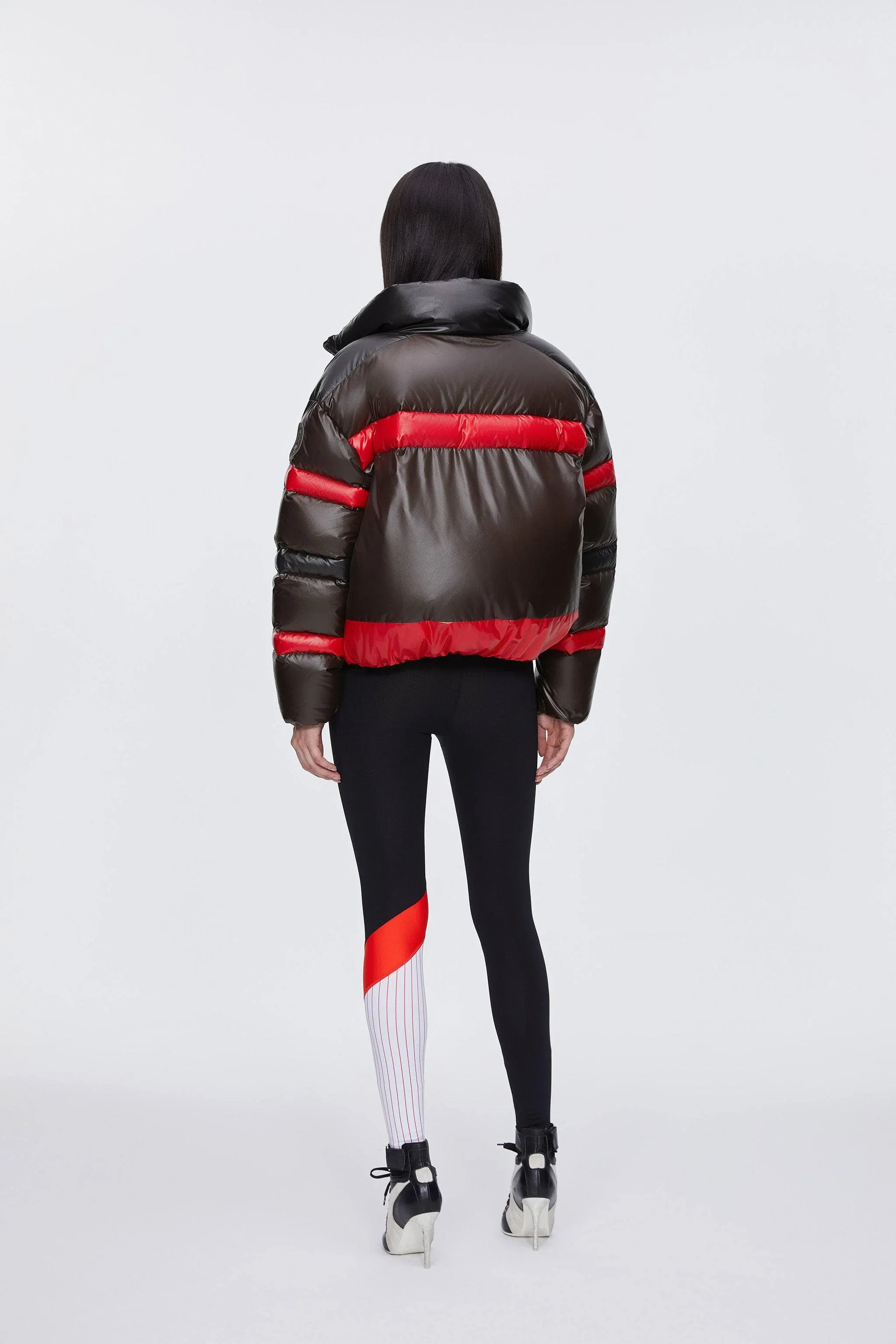 Women's BSD X MSGM Cropped Funnel Neck Puffer