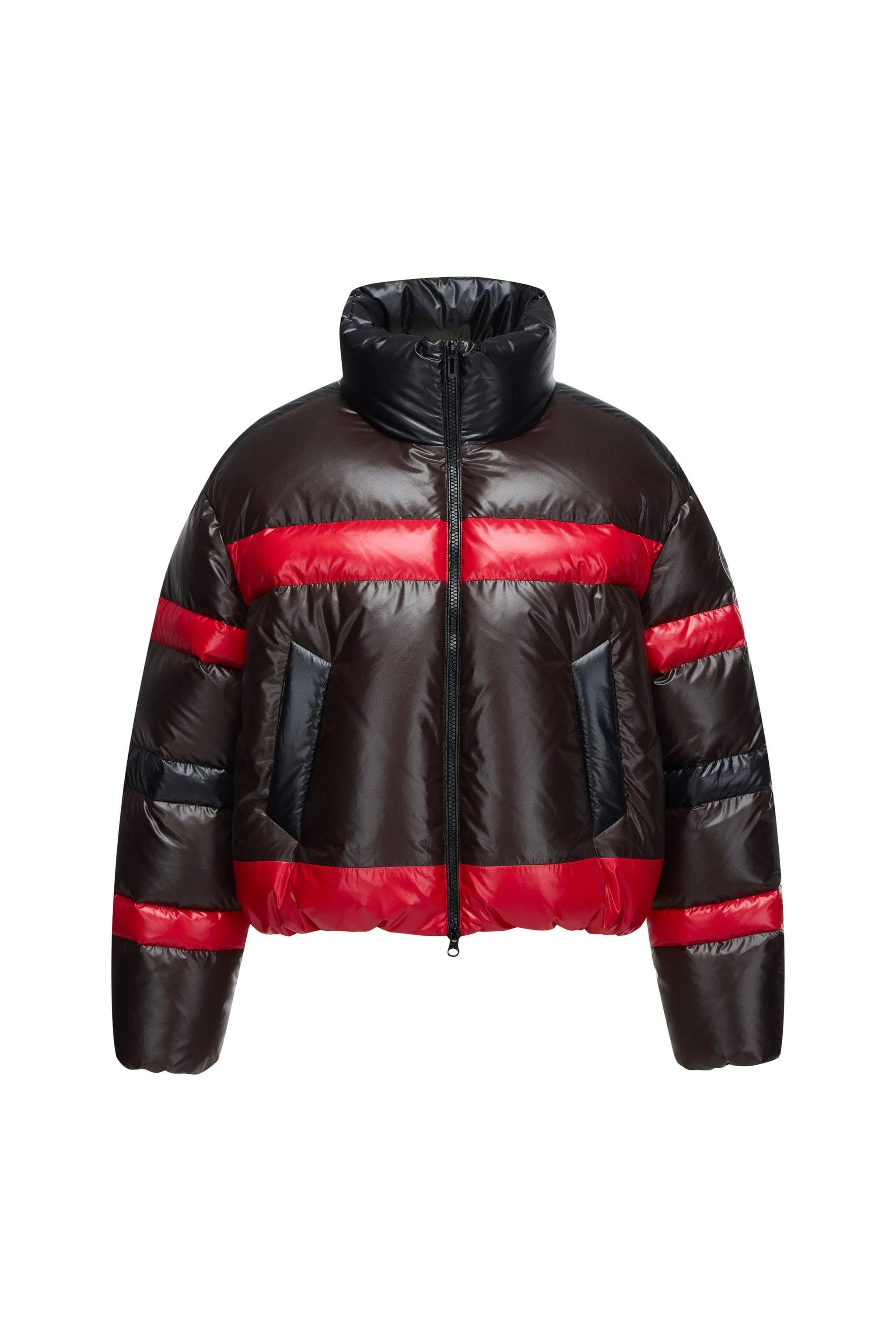 Women's BSD X MSGM Cropped Funnel Neck Puffer