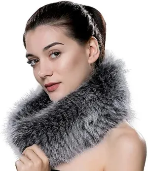 Women's Toscana Sheepskin Elasticated Headband Neck Scarf