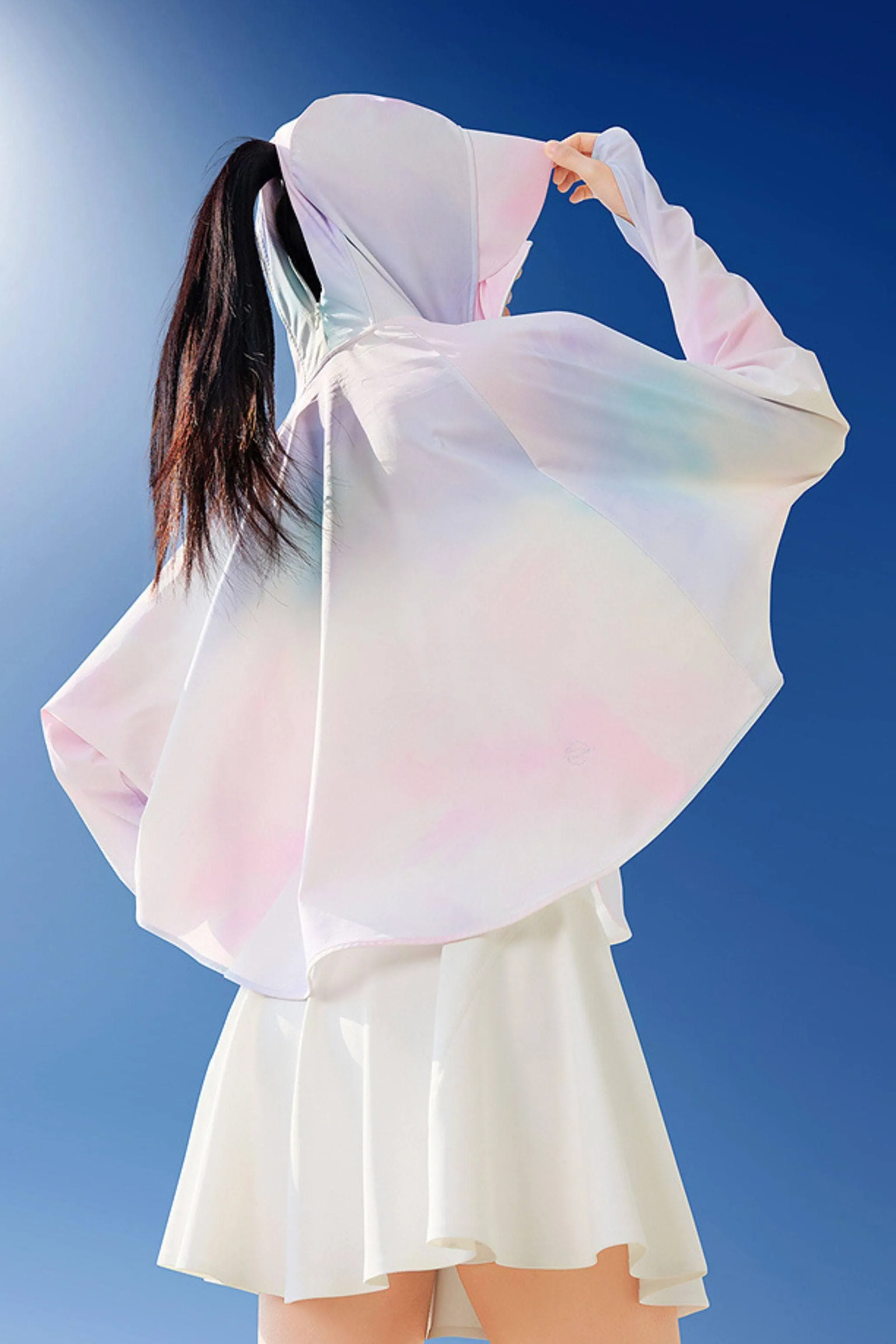 Women's UPF Protection Poncho Jacket 5128