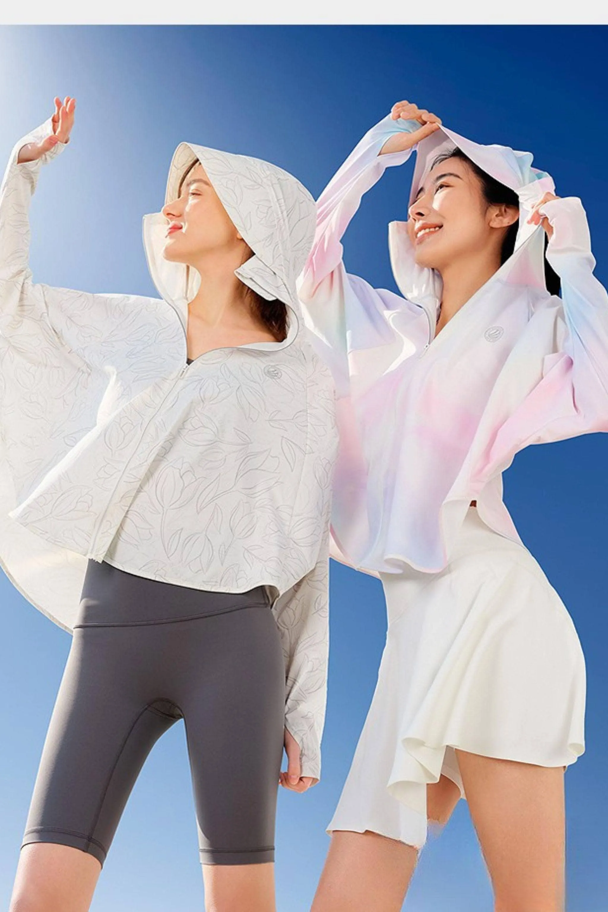 Women's UPF Protection Poncho Jacket 5128