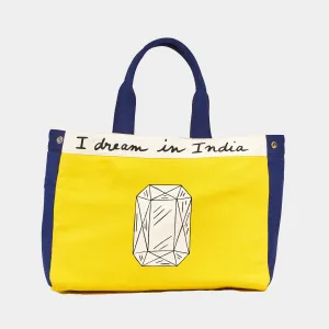 Yellow  Ja?pur Tote Bag